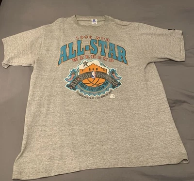 Rare Vintage 1996 NBA All Star Game T Shirt, STARTER Brand, XL, San Antonio,DMG - Image 1 of 4