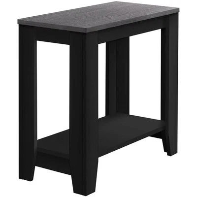 Accent Table Side End Nightstand Lamp Living Room Bedroom Laminate Black - Image 1 of 4