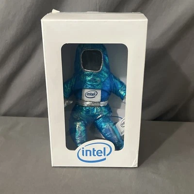 Intel Astronaut Space Man Plush Beanie Blue Metallic Bunny People NEW In Box - Image 1 of 4