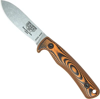 ESEE Ashley Game Knife (AGK) S35VN Steel Orange G-10 Handle Kydex Sheath - Image 1 of 3