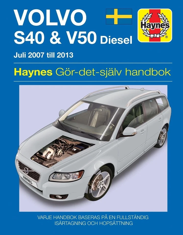 Volvo S40 and V50 (2007 - 2013) Haynes Repair Manual (svenske utgava) by Chris R - Image 1 of 1
