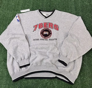 Sudadera De Colección 1998 Philadelphia 76ers Sixers NBA Lee Cuello Redondo Años 90 Para Hombre 2XL - Imagen 1 de 8