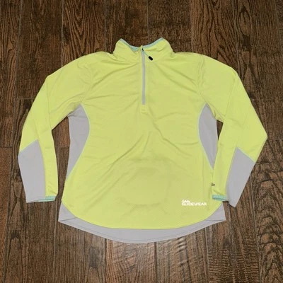 Cabelas Mujer Ropa Guía 1/4 Cremallera Manga Larga Exterior Senderismo Camisa Talla. Grande Foto 1 de 2