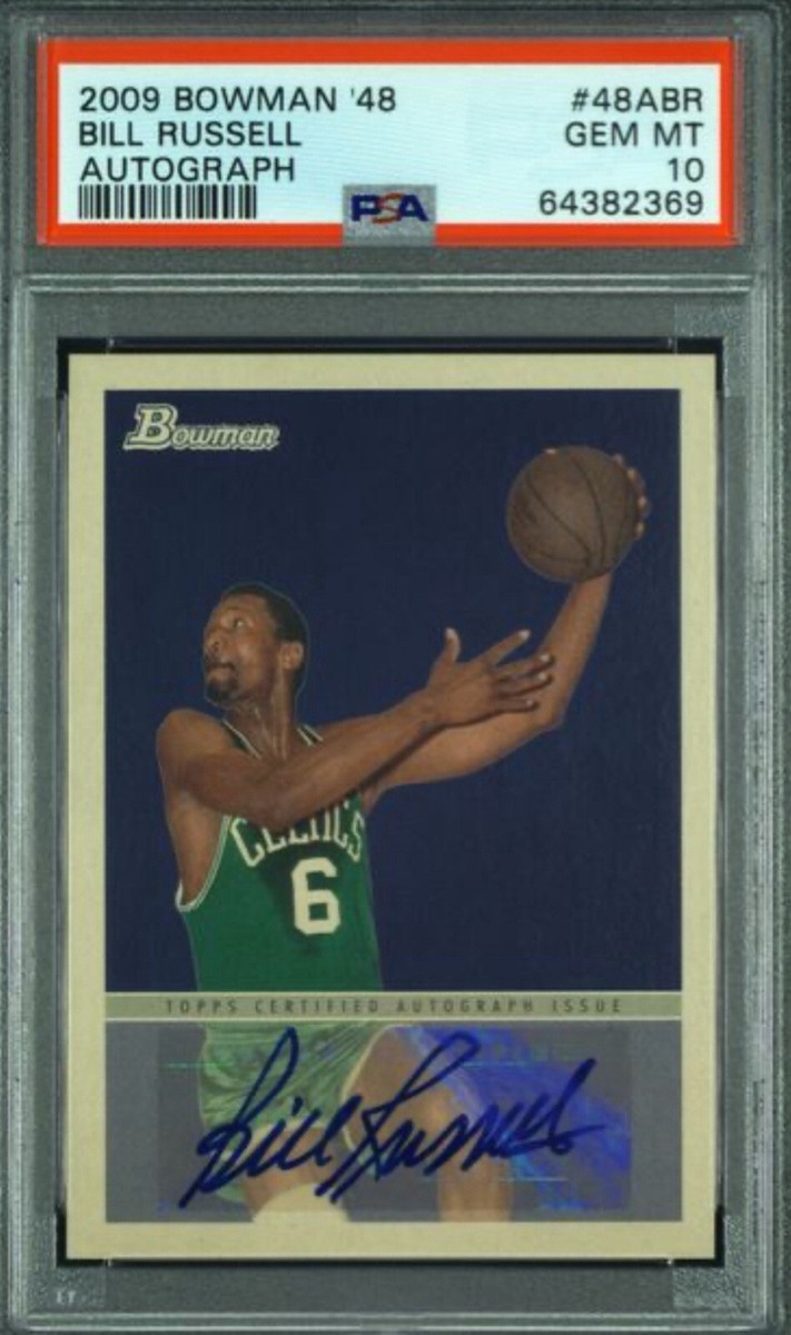 NBAカード Bill Russell autoサイン NBAカード Bill Russell autoサイン Amazon.com: Bill Russell