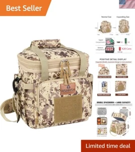15L Insulated Tactical Lunch Box - Heavy-Duty Cooler for Outdoor Activities - Picture 1 of 11