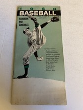 1960 BASEBALL Major Minor League Handbook Schedule HANK AARON Eddie MATHEWS Fox