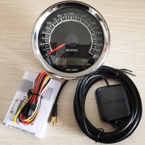 Velocímetro GPS Jiecaizi 200KMH Negro Odo con Luz Izquierda Derecha y Luz Alta Azul LED - Imagen 1 de 7