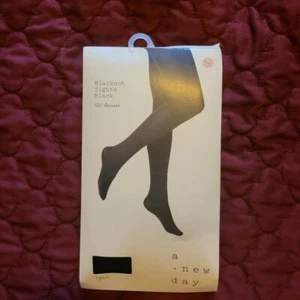 Blackout tights. 1 Pair. Black in Color. BRAND NEW. L/XL - Picture 1 of 5