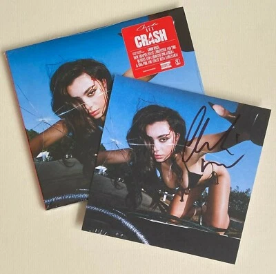 CHARLI XCX * CRASH * 11 TRK CD w/ LIMITED SIGNED ART CARD 1 * BN * RINA SAWAYAMA - Image 1 of 4