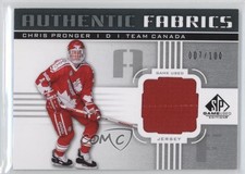 2011-12 SP Game Used Edition Authentic Fabrics /100 Chris Pronger #AF-PG HOF