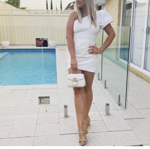 Runaway The Label White Mini Dress Size Medium AU 10 White Party Wedding Hens  - Bild 1 von 14