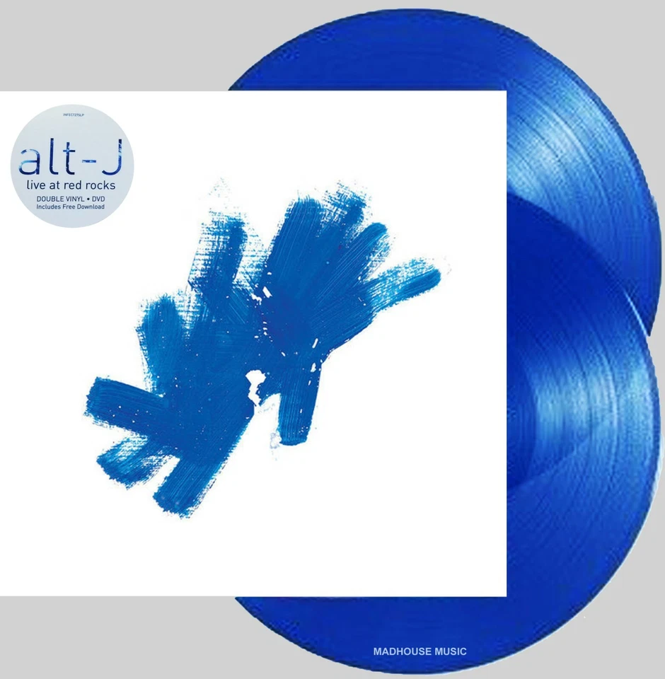 ALT-J LP x 2 Live At Red Rocks Double BLUE Vinyl + DVD + Downloads New SEALED - Image 1 of 4