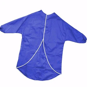 Blue Plastic Fabric Waterproof 5 - 7 years Apron Kids Cooking & Painting 70cm - Picture 1 of 3