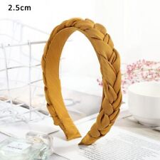 Retro Faux Leather Hairbands - Knotted Bezel Headbands Women Hair Accessories 1p