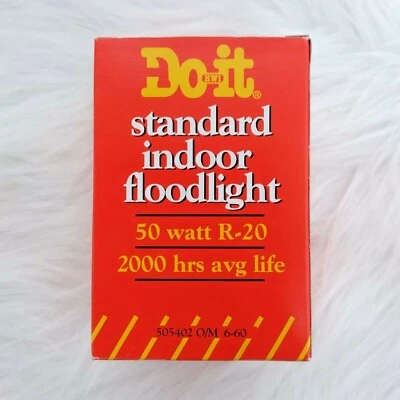 Do It HWI Standard Indoor Reflector Floodlight 50w R-20 120v K1 - Image 1 of 4