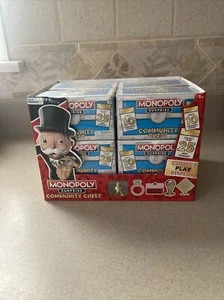 Hasbro Monopoly Surprise Community Chest Lot Of 8 Sealed Boxes W/ Display Box - Picture 1 of 6