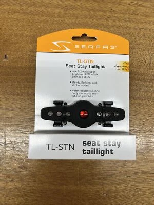 Serfas TL-ST Seat Stay LED Bike Taillight Black - Image 1 of 2