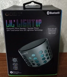 NIB COBY Lil’ Light Up Bluetooth Micro Speaker/Speaker Phone  - Picture 1 of 6