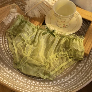 Ladies Panties Knickers Lingerie Lace See Through Briefs Mesh Sexy Underwear - Picture 1 of 15