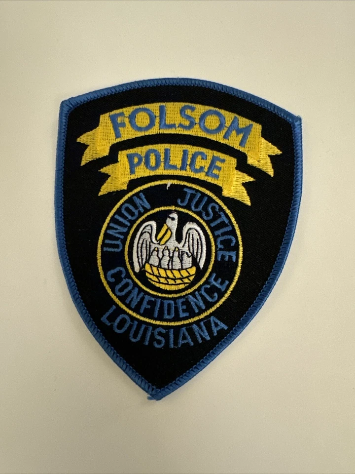 Parche de hombro Folsom Police Louisiana Union Justice Confidence Police Foto 1 de 1