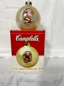 Campbell's 2005 Collector's Edition Christmas Ornament Girl Santa New with box - Picture 1 of 5
