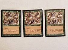 Awesome Magic the Gathering MTG Tempest Rootbreaker Wurm x3 nm/mint English