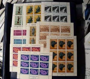 JUGOSLAVIA,Jugoslavija 1971/1973 Lotto di 10 Minifogli MNH** - Picture 1 of 1