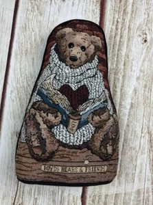 Woodworkers Boyds Bears Wilson 10" x 15" Wandteppich Türstopper USA Oma Kern - Bild 1 von 10