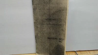 Necchi BC & BCJ Sewing Machine Instruction Manual - Image 1 of 3