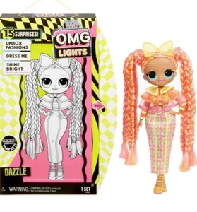 LOL Surprise OMG Lights Dazzle Doll Playset Black Light Fashion 2020 Braids Neu - Bild 1 von 9