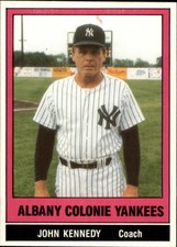 1986 Albany-Colonie Yankees TCMA #24 John Kennedy CO