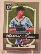 2017 Donruss Optic Masters of the Game #MG15 Greg Maddux Braves