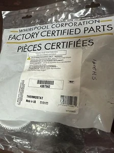 NEW OEM WHIRLPOOL 4387562 THERMOSTAT FOE WHIRLPOOL REFRIGERATOR 2172592 2172690 - Picture 1 of 4