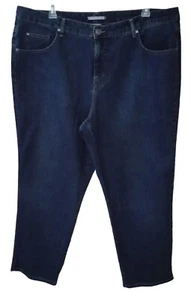 Bandolino Plus Mandie Straight Leg Womens Size 22W Blue Denim Jeans Dark Wash - Picture 1 of 7