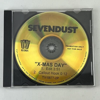 RARE 2002 PROMO CD - Sevendust – X-mas Day - TVT Records – TV-5877-2P Nu Metal - Image 1 of 4