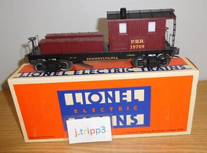 LIONEL 6-19709 PENNSYLVANIA SMOKING WORK CABOOSE LIGHTED O GAUGE TRAIN CAR PRR - Picture 1 of 6