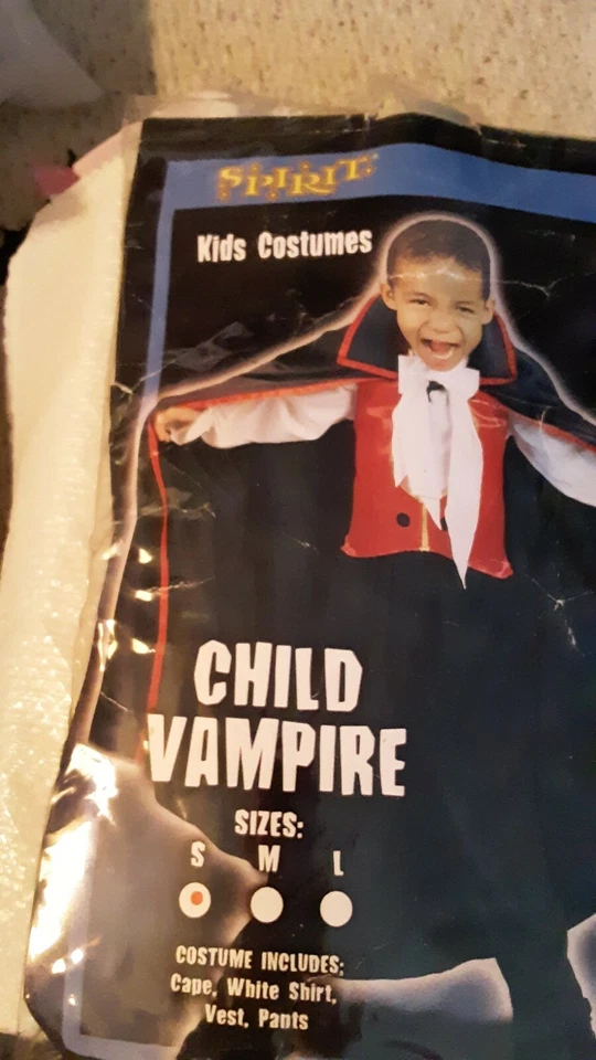 Spirit Child Vampire Kids Costume  Size S - Image 1 of 4