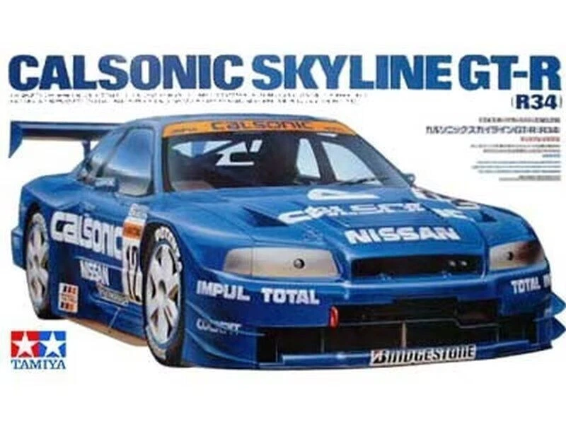 TAMIYA 24219 - NISSAN SKYLINE CALSONIC GT-R (R34) SCALA 1/24 --- KIT AUTO TAMIYA - Immagine 1 di 2
