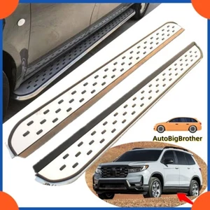 Running Board Fits for Honda Passport 2019 2023 Side Step Nerf Bar Black Steps - Picture 1 of 6
