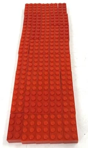 Lot of 40 VINTAGE Lego 2x4 Red Bricks Free Shipping Clean NICE!   - Picture 1 of 10