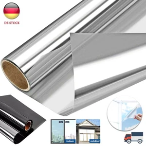 Spiegelfolie Selbstklebend UV-Schutz Fenster Folie Sonnenschutz Sichtschutzfolie - Bild 1 von 14