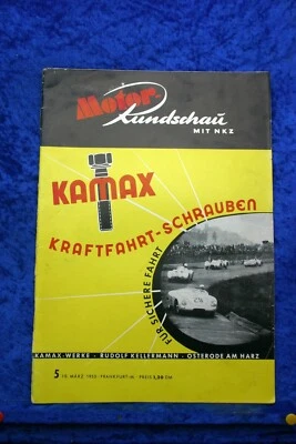 Motor Rundschau 5/53 Test Ardie B 252 USA PKW 53 GMC Überlandbus NAREX Vergaser - Immagine 1 di 2