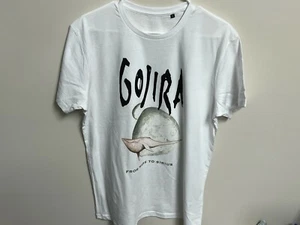 Gojira From Mars to Sirius Flying Whale Organic Cotton T-Shirt Men's Size XL - Picture 1 of 2
