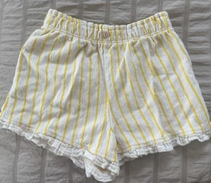ZARA GIRLS SIZE 2-3 RUSTIC STRIPED SHORTS - Picture 1 of 6
