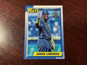 2025 Topps Series 2 - 1990 Topps Baseball Junior Caminero #90B2-45 - Picture 1 of 2