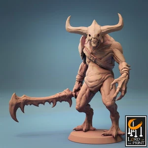 Demon soldier miniature - rescale miniatures - DnD miniatures - Role Playing Ga - Picture 1 of 3