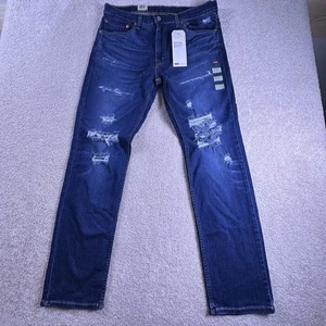 Pantalones de mezclilla para hombre LEVIS FLEX 511 36x32 azul desgastado nuevos con etiquetas ajustados - Imagen 1 de 13