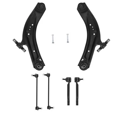 For Nissan 2014-2019 Rogue Sport Front Lower Control Arms Tie Rods Sway Bars Kit - Image 1 of 4