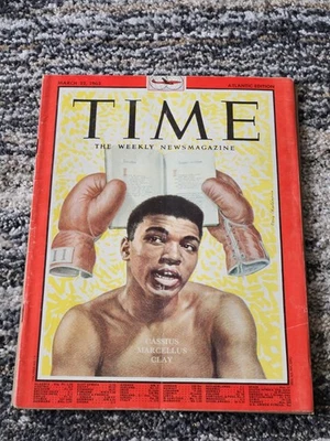 Time Magazine March 22, 1963  Cassius  Clay - Image 1 of 4