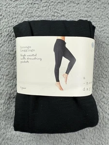A New Day Lounge Leggings Damen groß hoher Bund Kordelzug Taschen weich - Bild 1 von 5
